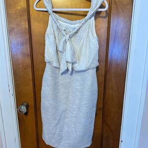 Kay Unger Cream Midi Dress